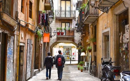 Deposito Bagagli a Urquinaona, Barcellona: Porta del Born, del Quartiere Gotico e de La Rambla